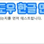 윈도우 한글 안됨
