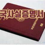 출입국사실증명서 발급